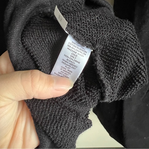 Loft Black Peacock Embroidered Pullover Sweatshirt Sweater - Picture 6 of 6